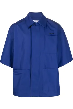 OFF-WHITE Kortærmet skjorte med broderet logo