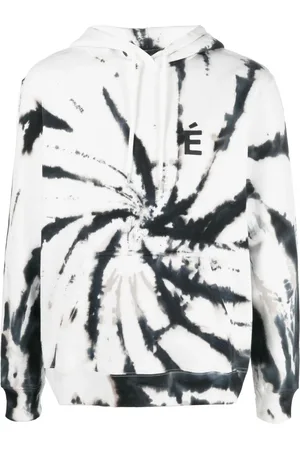 Etudes Klein hættetrøje med batiktryk