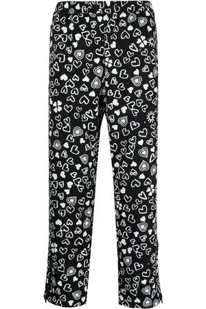 Comme des Garçons Cropped bukser med hjertetryk