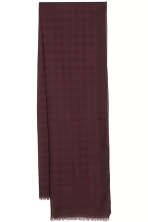 LOUIS VUITTON Tørklæder - Pre-owned ternet tørklæde med frynser fra 2000'erne