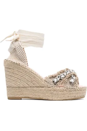 MANEBI Capri Natural 105mm sandaler