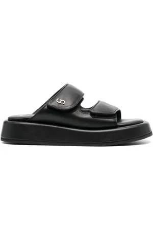 Casadei Ciabatta sandaler med logoplade