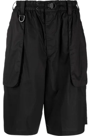 Y-3 Shorts i ribstop med brede ben