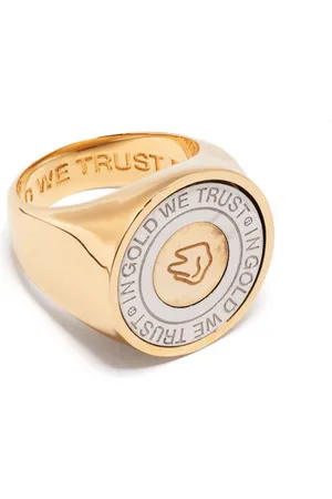 In Gold We Trust Rund signetring