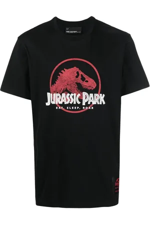 Neil Barrett T-shirt med Jurassic Park-tryk