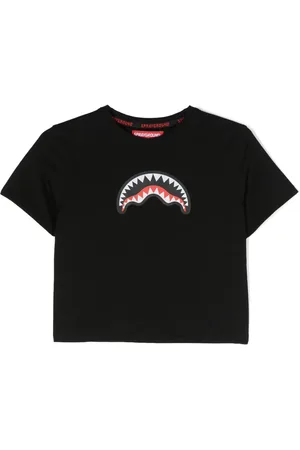 Sprayground T-shirt med hajtand-tryk
