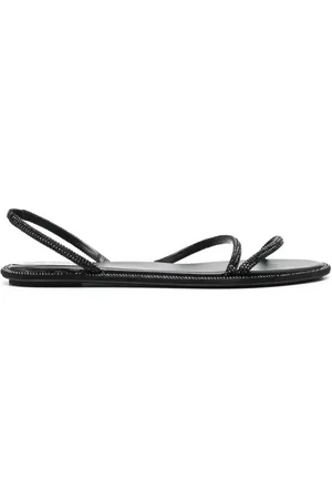 RENE CAOVILLA Slingback-sandaler med krystaludsmykning