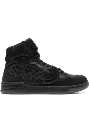 MISBHV High-top sneakers i læder med paneler