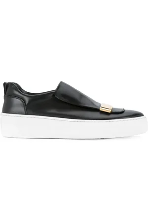 Sergio Rossi Slip-on sneakers med pladedetalje