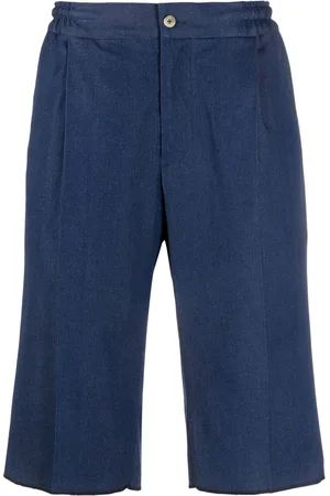 Kiton Elastiske denimshorts