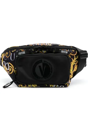 VERSACE Bæltetaske med baroktryk og logo
