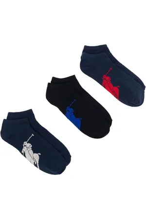 Ralph Lauren Ankelstrømper med ponymotiv