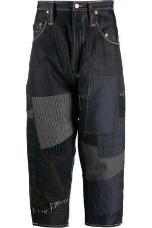 JUNYA WATANABE Cropped bukser med patchwork-design