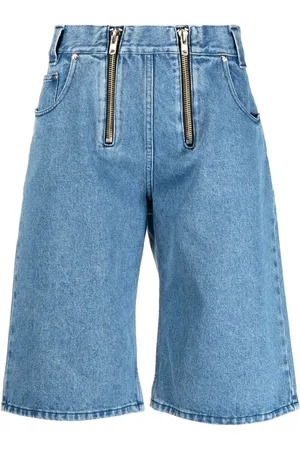 Kennel & Schmenger Shorts i denim med dobbelt lynlås