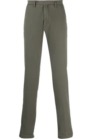 BRIGLIA Smalle chinos med skjult lukning