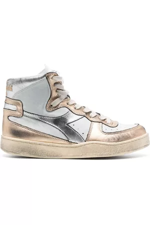 Diadora Kvinder Sneakers - Mi Basket sneakers med metallisk effekt