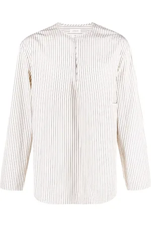 LEMAIRE Stribet skjorte med gusset detalje