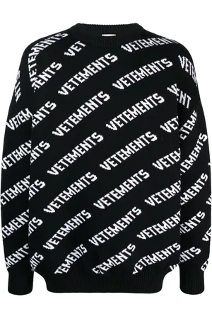 Vetements Intarsiastrikket trøje