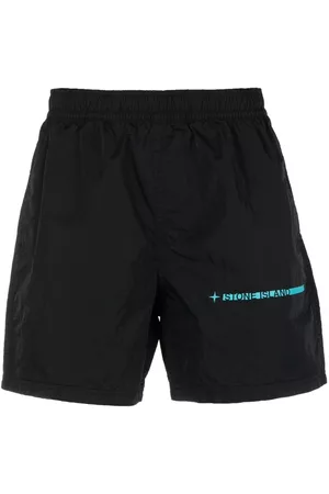 Stone Island Mænd Badeshorts - Logo-print swim shorts