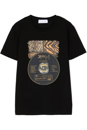 Roberto Cavalli T-shirt med grafisk tryk
