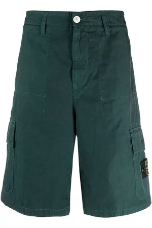 Stone Island Mænd Shorts - Multiple-pocket Bermuda shorts
