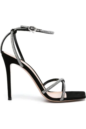 Gianvito Rossi 120mm sandaler med krystal-udsmykning