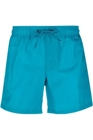 Sundek Stribede badeshorts med logomærke