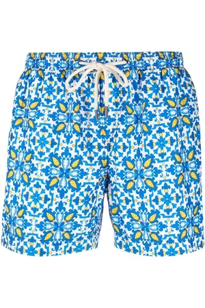 PENINSULA SWIMWEAR Badeshorts med geometrisk tryk