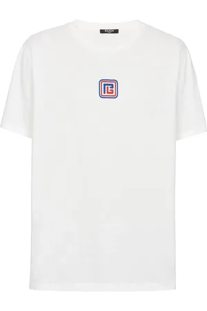 Balmain PB T-shirt med rund hals