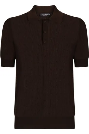 Dolce & Gabbana Kortærmet polo i strik