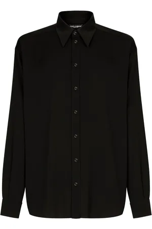 Dolce & Gabbana Skjorte med spids flad krave