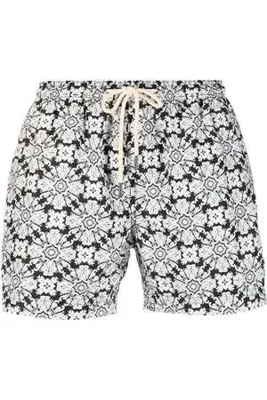 PENINSULA SWIMWEAR Badeshorts med geometrisk tryk