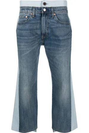 JUNYA WATANABE Tofarvede cropped jeans