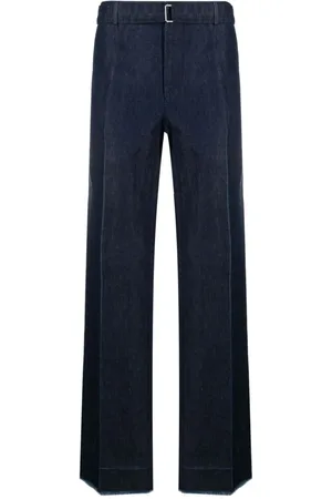 Lanvin Jeans med lige ben og spænde i taljen