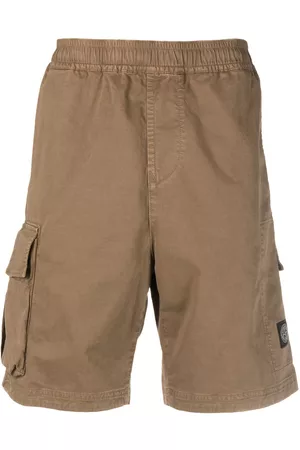 Stone Island Mænd Shorts - Logo-patch bermuda shorts