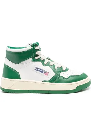 Autry High-top sneakers i læder med snøre