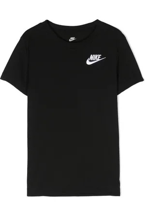 Nike T-shirt med broderet logo og rund hals
