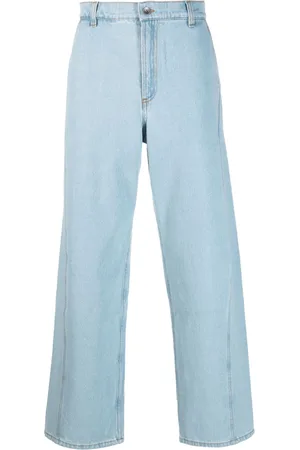 HENRIK VIBSKOV Boyfriend-jeans i denim med bælte