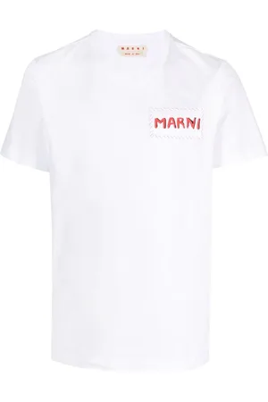 Marni T-shirt med logomærke