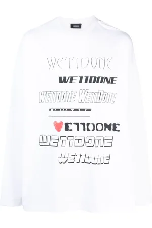 We11 Done Sweatshirt med logotryk