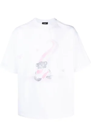 We11 Done T-shirt med bamsetryk