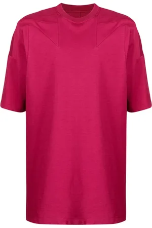 Rick Owens Kortærmet T-shirt med syningsdetalje