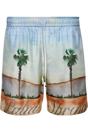 AMIRI Dinosaur Webster shorts med palmetræ