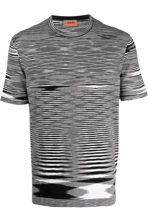 Missoni Stribet T-shirt med korte ærmer