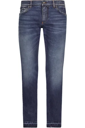 Dolce & Gabbana Jeans med lige ben og logoplade