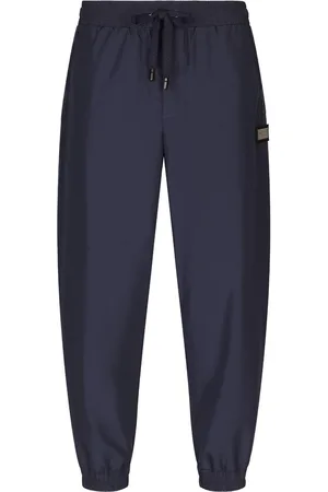 Dolce & Gabbana Joggingbukser med logoplade og snoretræk