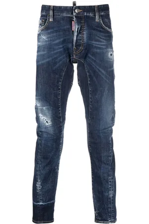 Dsquared2 Skinny-jeans med slitageeffekt