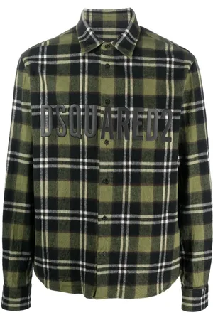 Dsquared2 Skotskternet skjorte i flannel