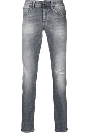 Dondup Stenvaskede jeans i økologisk bomuld