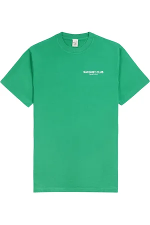 Sporty & Rich Sweatshirt med Racquet Club-logotryk